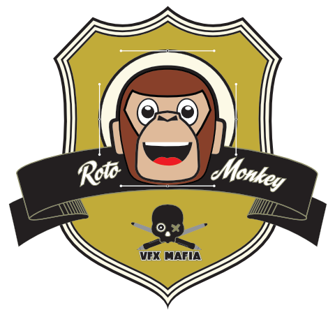 Todd Carson design VFX Mafia. Roto Monkey graphic